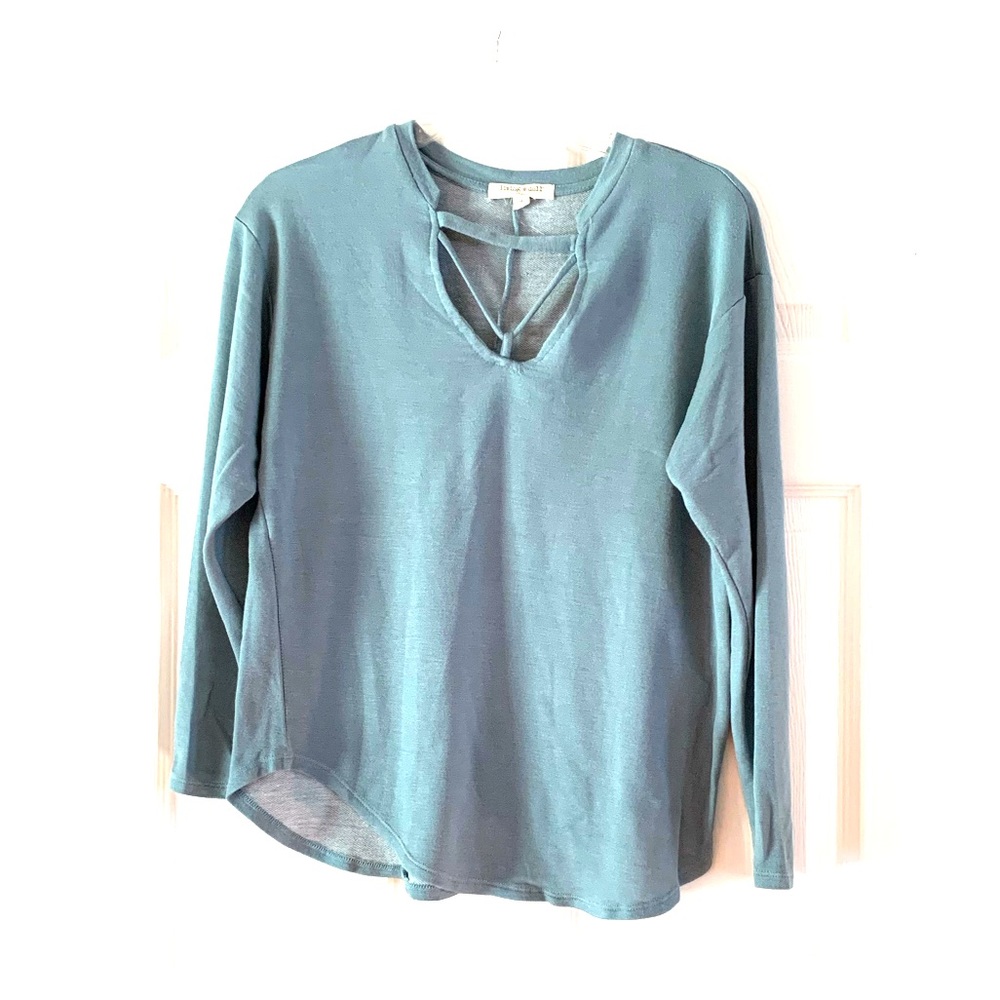 Living Doll lightweight sweater sage Sm-Medium fun